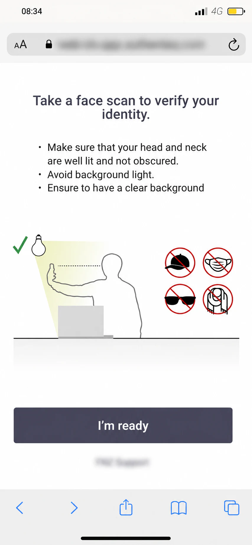 Set people up for a successful scan.